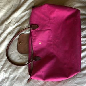 Large pink Longchamp